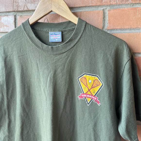 Vintage Lacrosse T-Shirt / Medium / All Sport / 90s - Picture 3 of 6